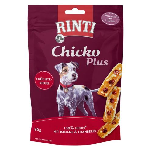 Rinti Chicko Plus Früchteriegel Huhn 80g 