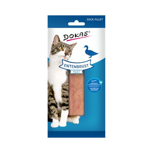 Dokas Cat Snack Entenbrust Filet 22g 